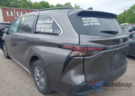 2023 Toyota Sienna Le из США, поврежденный, VIN 5TDKRKEC6PS157035